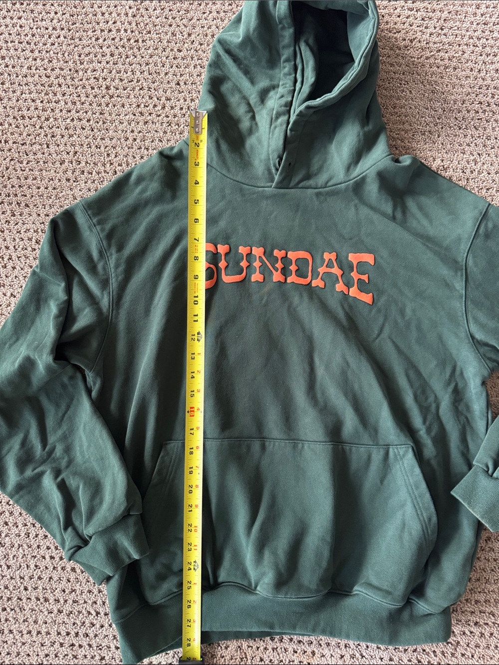 Sundae School Forest Green Rodeo Hoodie! 💮 - Picture 9 of 10